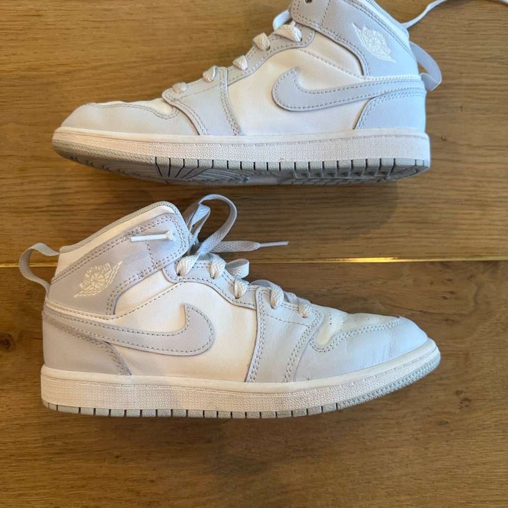 Nike Light Blue High-Top Sneakers